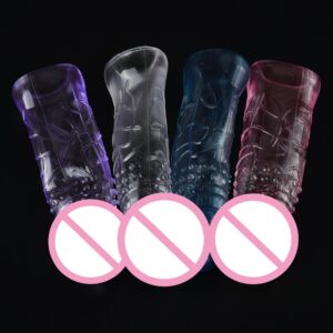 16cm Penis Extender Sleeve Sex Toys Penis Extensions,Penis Sleeve,Stimulating Penis Extension Sleeve, Adult Sex Toys For Women