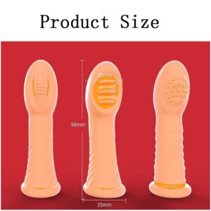 3 Types Vibrator Finger Condom Penis Extend Sleeve Masturbator Clit Stimulate G-Spot Massage Lesbian Orgasm Sex Toys For Women
