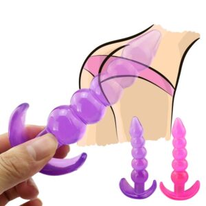 Anal Beads Jelly Anal Plug Butt Plug G-spot Prostate Massager Silicone Adult Sex Toys For Woman Men Gay Erotic Products