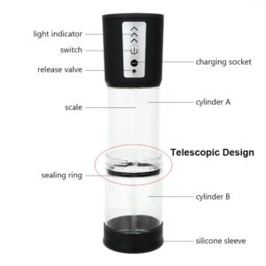 Automatic Vacuum Penis Pump Telescopic Sex Toys For Men Male Masturbator Machine Cock Ring Enlargement Tools Erotic Adults Shop