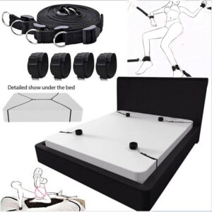 Couples Handcuffs Wrist & Ankle Cuffs Restraints Bed Sex Toys For Woman Erotic Bed Fetish Chastity Adult Games Sex Furniture