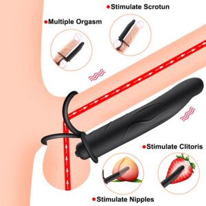 FLXUR Double Penetration Vibrator Sex Toys For Couples Strapon Dildo Vibrator Strap On Penis Sex Toys For Women Man