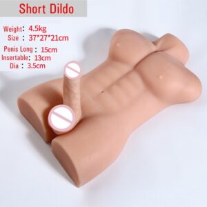 Men Body Silicone Sex Doll With Big Dildo Sex Toys for Women 18 Adults Lesbian Gay Penis Cock Female Masturbator Intimate Goods