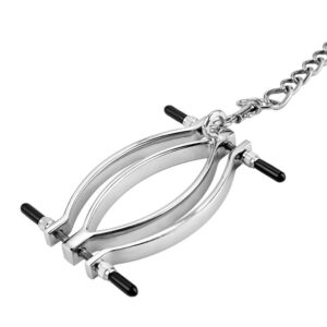 Metal BDSM Bondage Labia Clip Vagina Speculum Teasing Clitoris Clamps Sex Toys For Women Adult Games BDSM Torture Sex Products