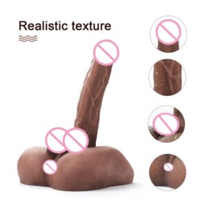 Sex Doll for Lesbians Silicone Dildo Realistic Male Penis Soft Flexible Cock Female Masturbator Sex Toys for Women Gay Couples