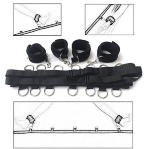 Sex Furniture Restraint Bandage Under Bed Handcuffs & Ankle Cuffs Fetish Slave Adult Sex Toys For Woman Couples Erotic Products