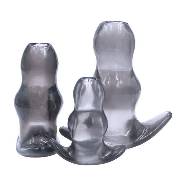 Silicone Hollow Dildo Anal Plug Anal Sex Toys for Women Men Prostate Massager Anal Expanding Dilator Stimulator Adult Products - Image 3