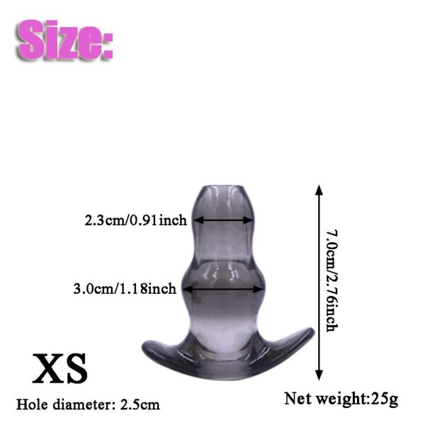 Silicone Hollow Dildo Anal Plug Anal Sex Toys for Women Men Prostate Massager Anal Expanding Dilator Stimulator Adult Products - Image 6