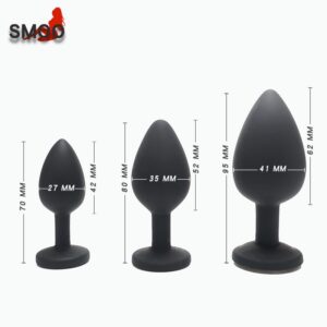 Smoo adult sex toys Silicone butt anal plug sex toys for woman couples Jewelry dilatador anal Stimulator Sex Toys Dildo