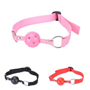 Exotic Accessories Sex Open Mouth Gag Harness Oral Fixation Nylon Band Ball Gag Mouth Plug Adult Restraint Slave Bondage Sex Toy