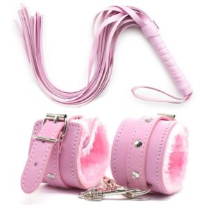 PU Leather Sex Toys For Couple Erotic Handcuffs Ankle Cuff Restraints Whip BDSM Bondage Slave Adult Game Flogger