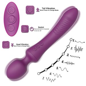 Soft Powerful Wand AV Vibrators for Women 20 speed Dual motor Dildo vibrator Massager Sex Toy Clitoris Vagina anus Stimulate