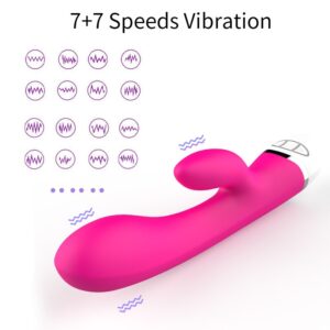 7 7 Speed G Spot Vibrator for women Dildo Sex toy Rabbit Vibrator Vaginal Clitoral massager Female Masturbator Toys for Women
