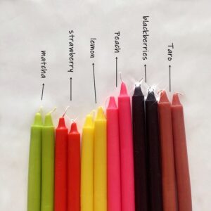 Five-Color Colorful Fruit Flavor 48 Degree Low Temperature Candle Flirting and Teach Bdsm Drop Wax Sex Toys for Couples
