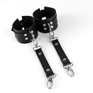GAMPORL Leather Plush Handcuff Ankle Bondage Bdsm Sex Toys For Couple Adult Game Bondage Erotic Accessories Adjustable Restraint