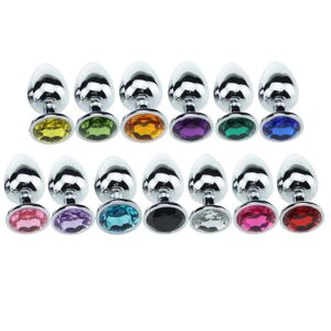 Hot Sale Crystal Anal Beads Butt Plug Stimulator Sex Toys Dildo Stainless Steel Anal Plug