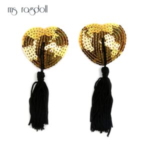 New Sex Toys for Couples Women Lingerie Sequin Tassel Breast Bra Nipple Cover Pasties Sexy Erotic Tools For Women Accessories