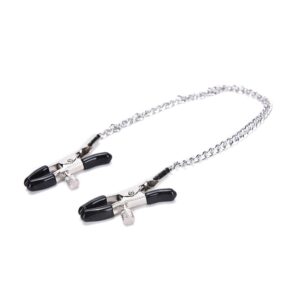 Nipple Clamps Sex Slave Metal chain Breast Clip SM Bondage Breast Sex Toy Adult Game Clitoris Clamp For Couples Exotic Apparel