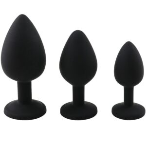 Silicone Butt Plug Anal Plug Unisex Sex Stopper Adult Sex Toys Men/Women Prostate Massager Anal Trainer for Couples/Gay