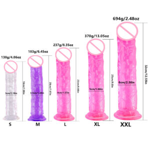Soft Jelly Women’s Dildo suction cup Anal Realistic Penis Sex toys Female Masturbator Dildos G-spot Orgasm faloimetor for women