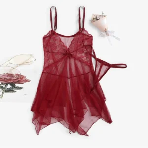 Conjuntos de lingerie sexy para mulheres, fantasia de beleza fluoroscopia, pijamas de renda, tule, fantasia elegante, sutiã e conjuntos breves, sexy
