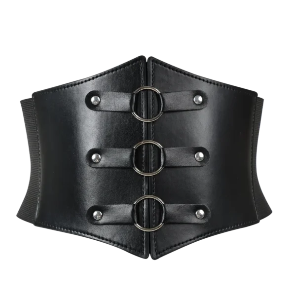 Corset Belt Bandage Super Wide Pu Leather Girdle Slimming Body Women Elastic High Waist Belts Versatile for Daily Bustier Corset - Image 4