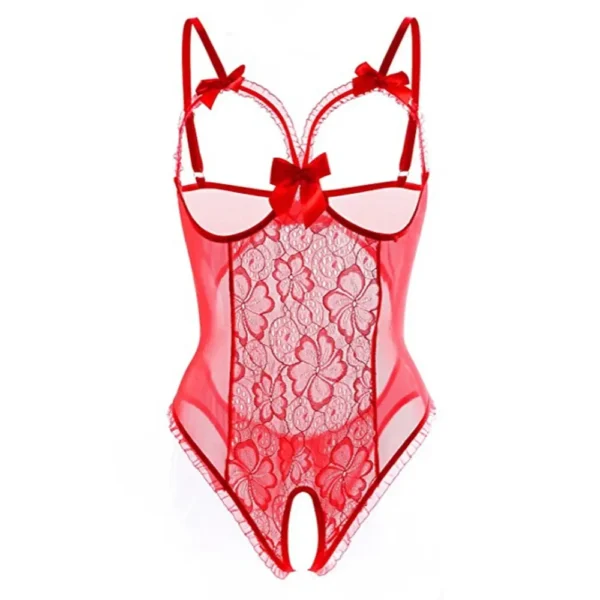 Women Sexy Lingerie Lace Babydolls Dress Women's Underwear Open Bra Open Crotch Erotic Costume Bodysuit Exotic Curvy Bodysuit